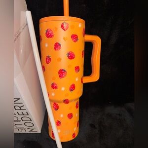 Strawberry Simple Modern 40oz Trek Tumbler LIMITED EDITION